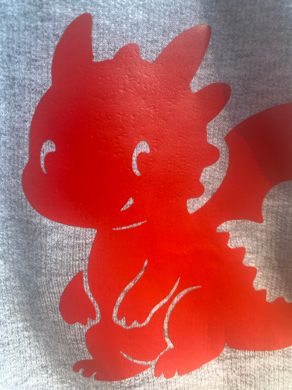 punainen söpö lohikäärmesilityskuva